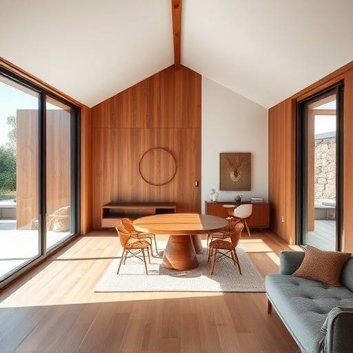 Architectural rendering of the flagship 'Ubuntu House' project in Cape Town, featuring clean lines, natural light, and warm wood accents