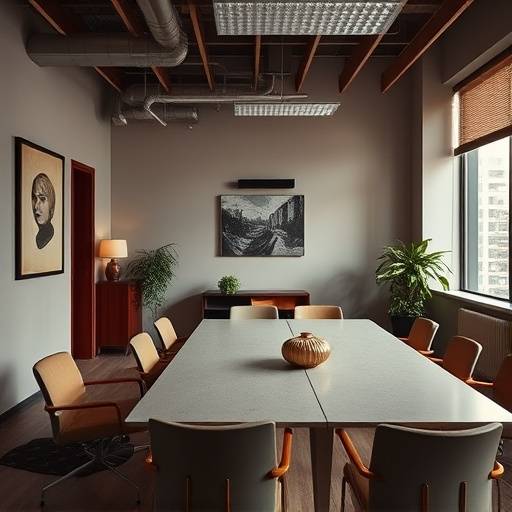 Before: A dimly lit Johannesburg office with outdated furniture and a lack of collaborative spaces.