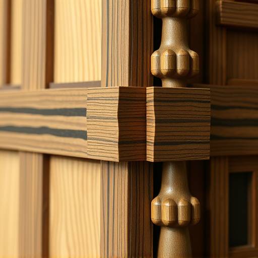 Traditional Japanese joinery techniques demonstrated with interlocking wooden pieces